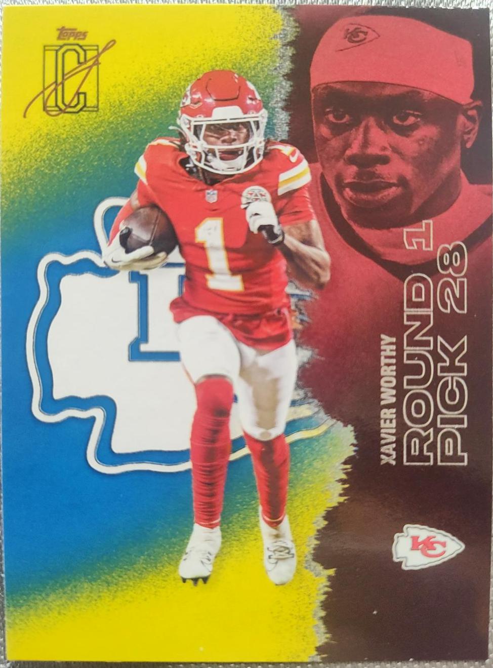 Xavier Worthy [Blue Yellow] #28