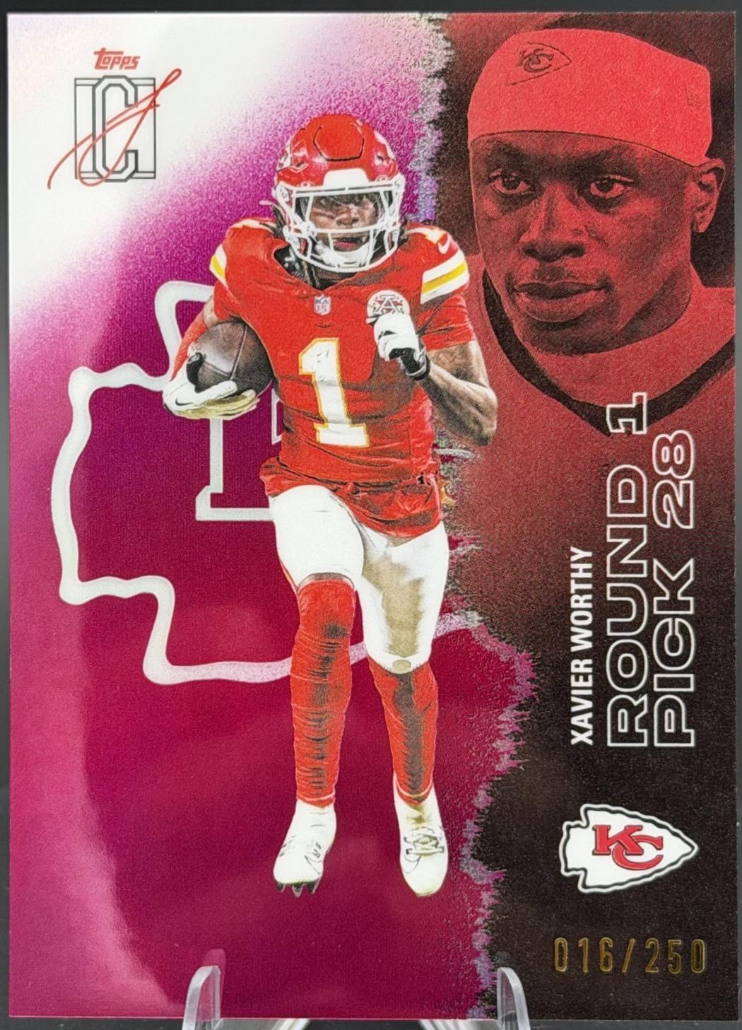 Xavier Worthy [Magenta] #28