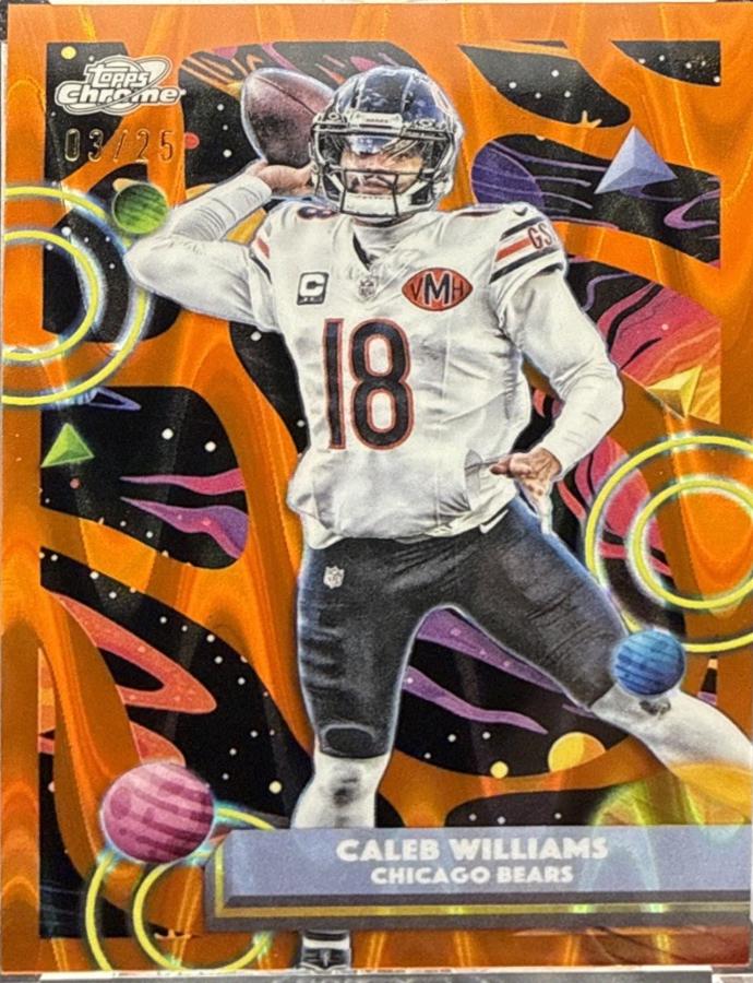 Caleb Williams [Orange Galactic Refractor] #16