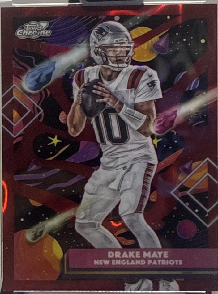 Drake Maye [Red Flare Refractor] #66