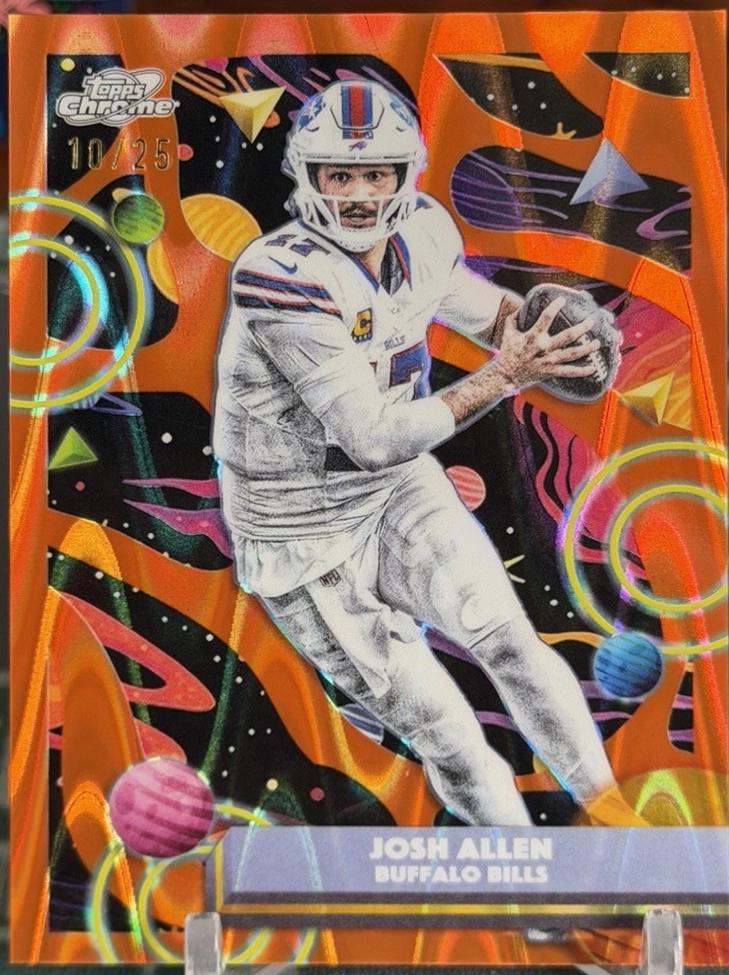 Josh Allen [Orange Galactic Refractor] #10