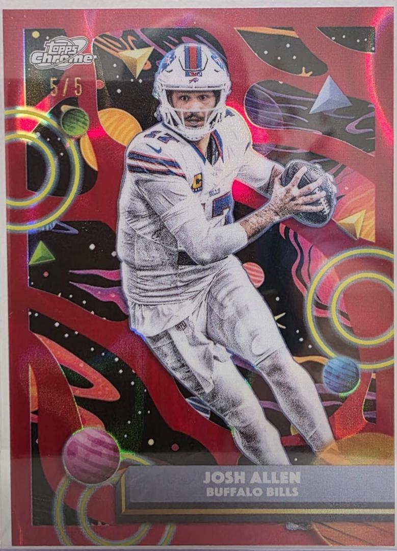Josh Allen [Red Flare Refractor] #10