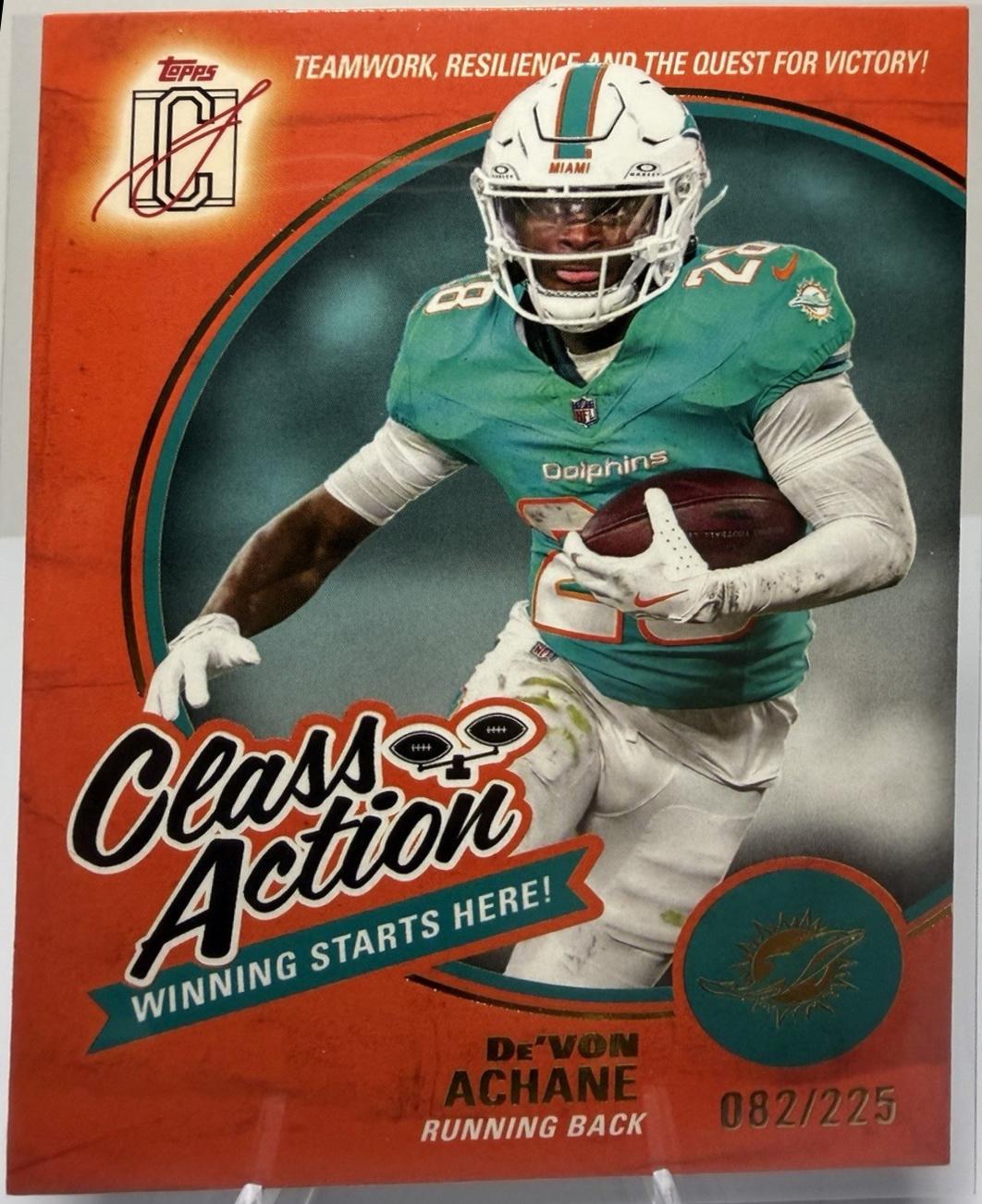 De'Von Achane [Orange] #CA-20