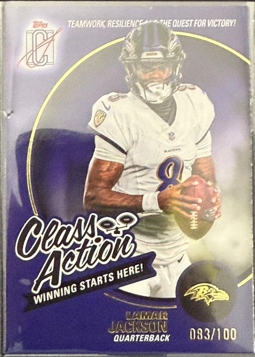Lamar Jackson [Purple] #CA-3