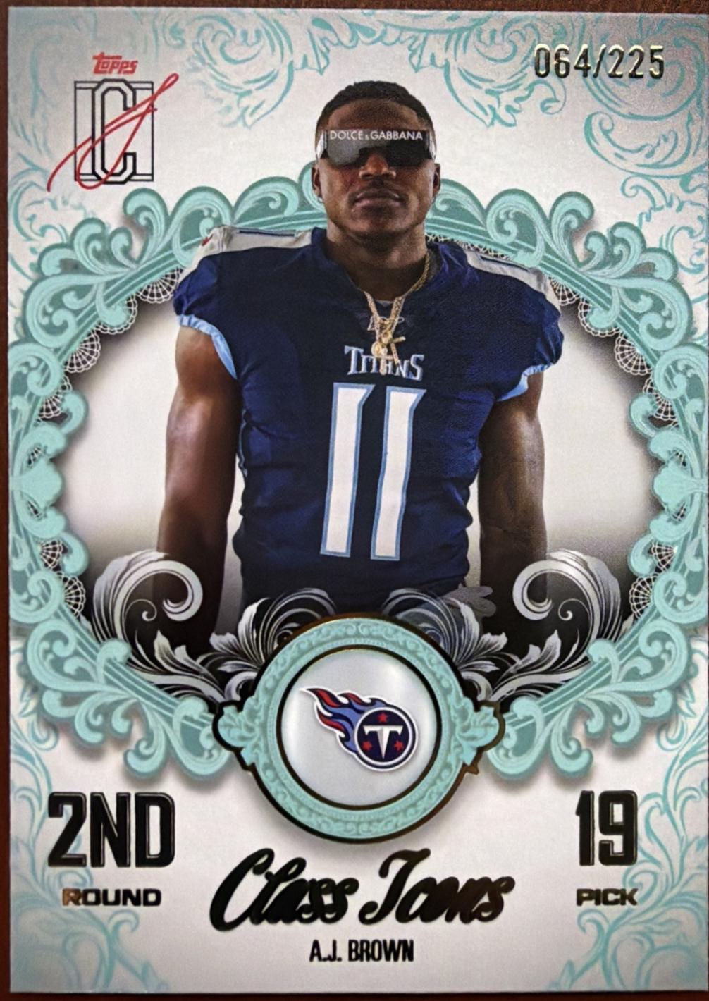 A.J. Brown [Teal] #CI-11