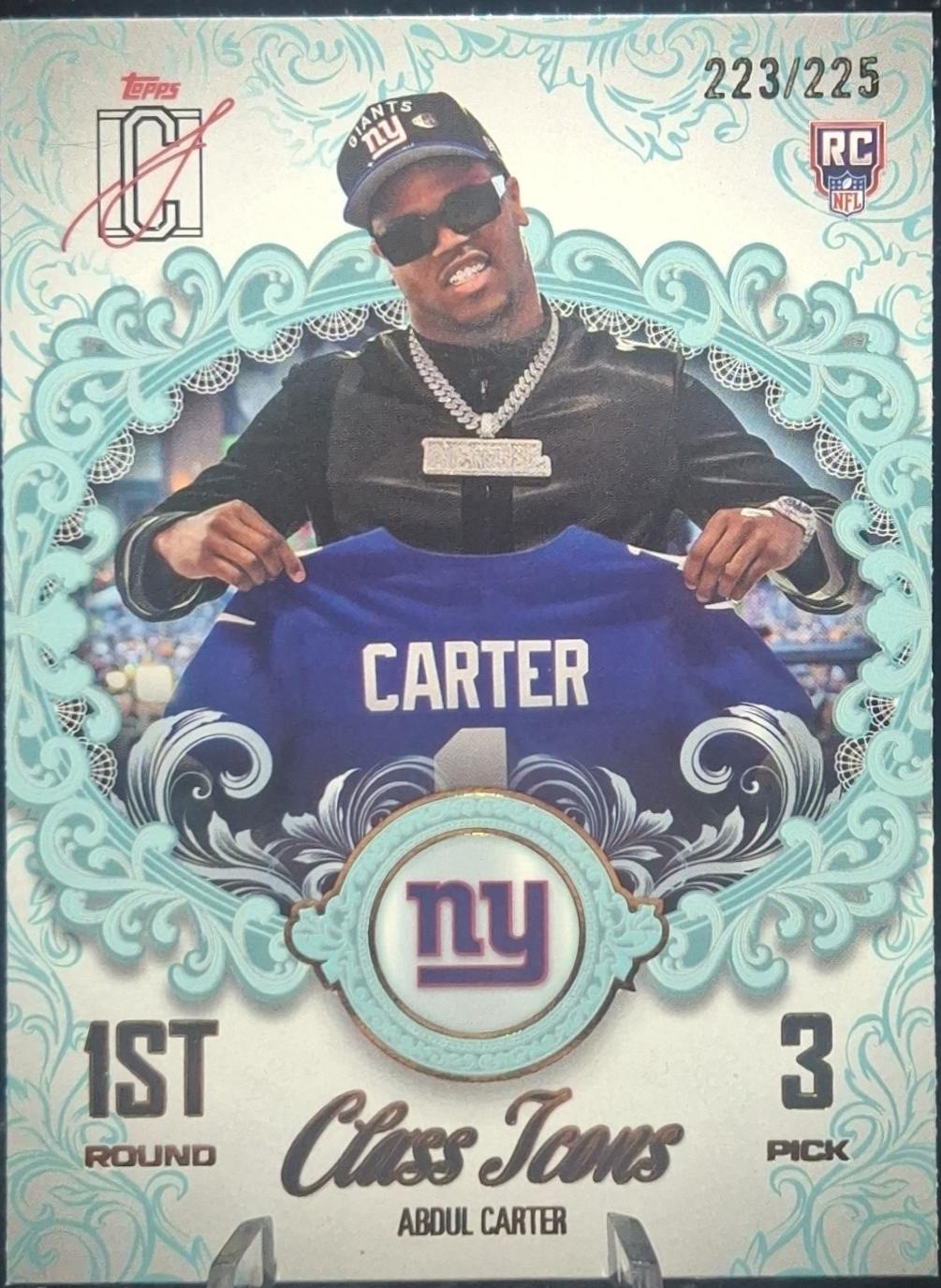 Abdul Carter [Teal] #CI-16