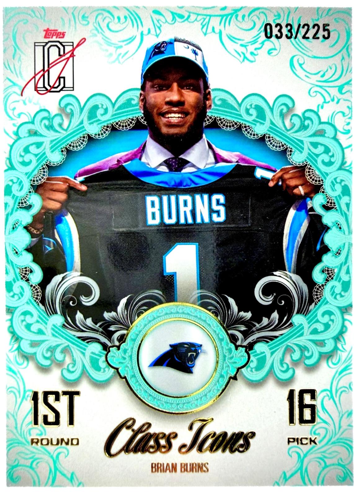 Brian Burns [Teal] #CI-3