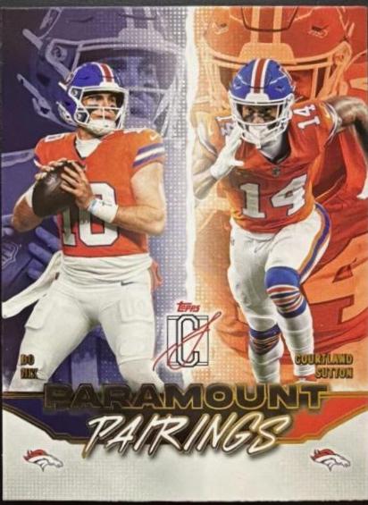 Courtland Sutton / Bo Nix #PP-3