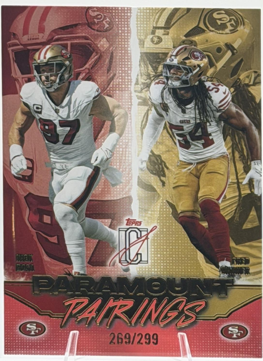 Fred Warner / Nick Bosa [Coral] #PP-15