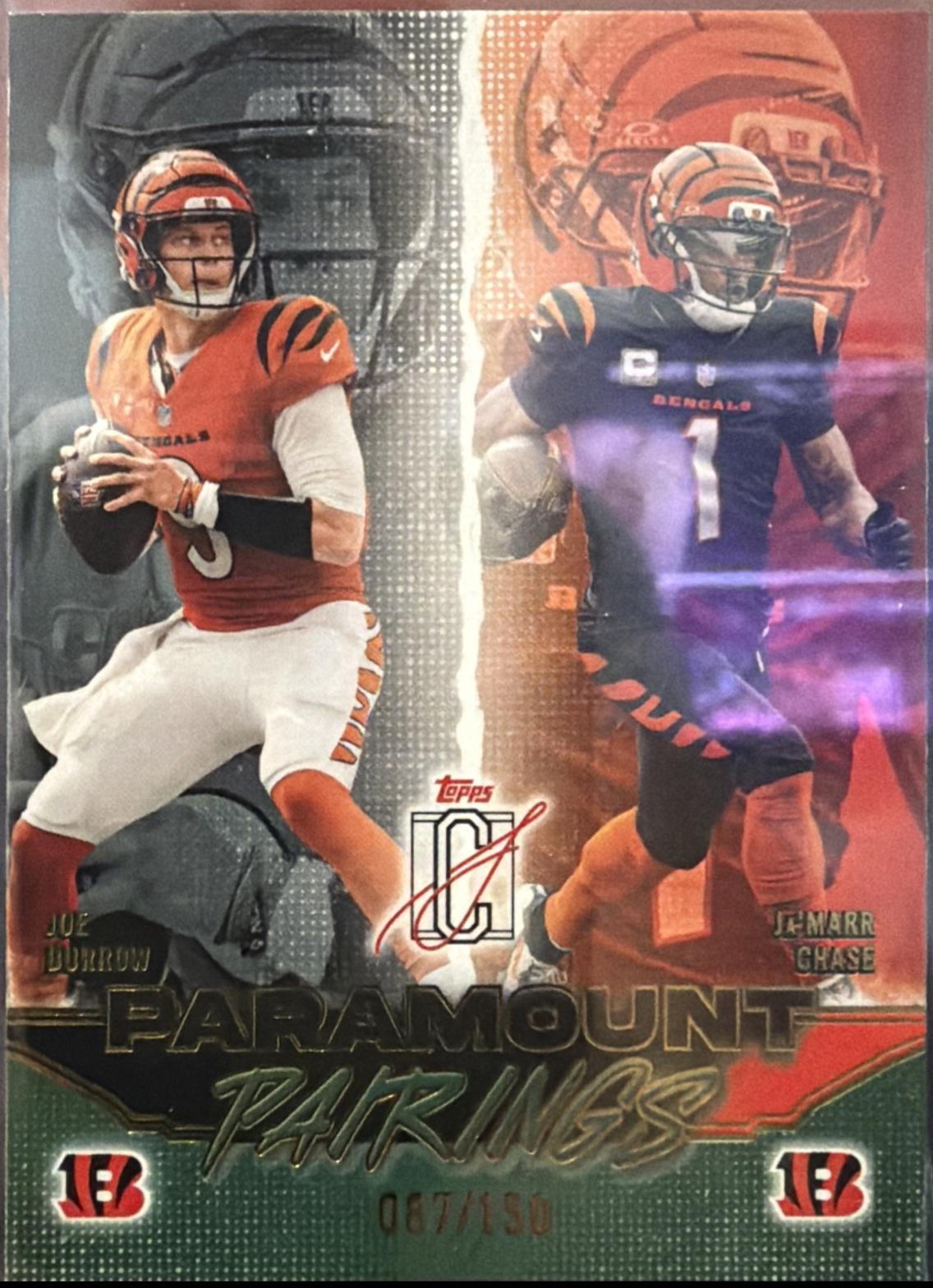 Ja'Marr Chase / Joe Burrow [Green] #PP-14