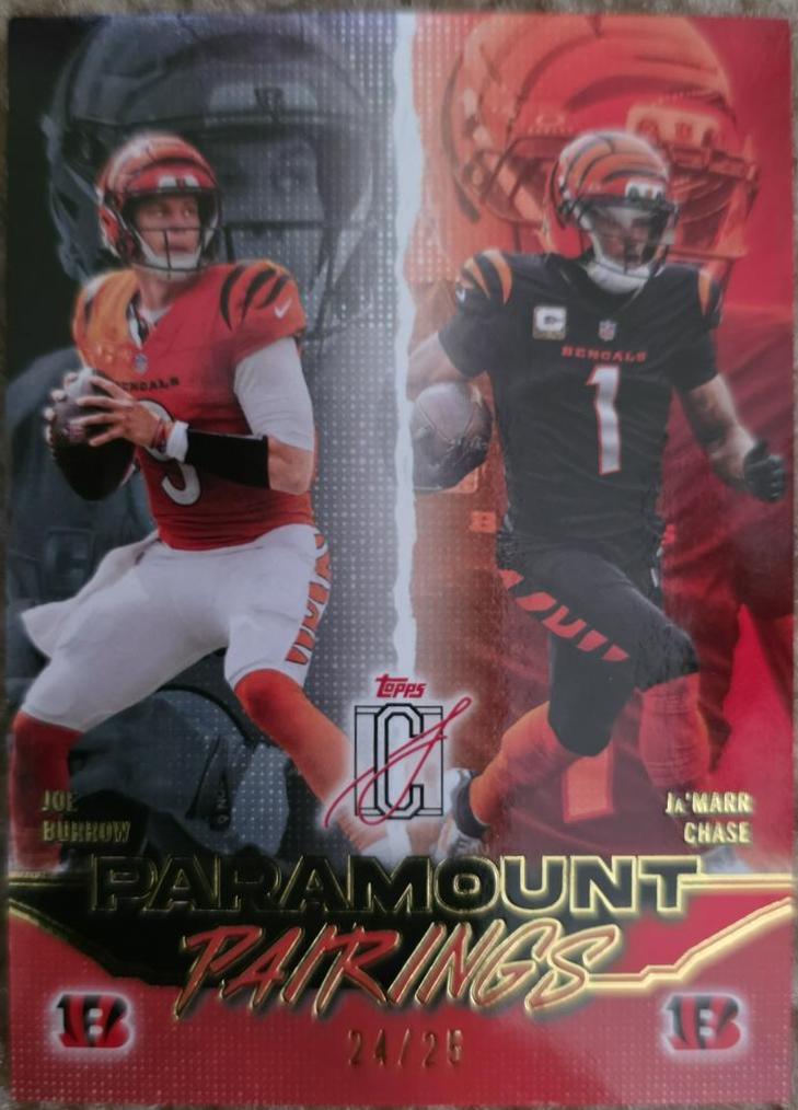 Ja'Marr Chase / Joe Burrow [Red] #PP-14