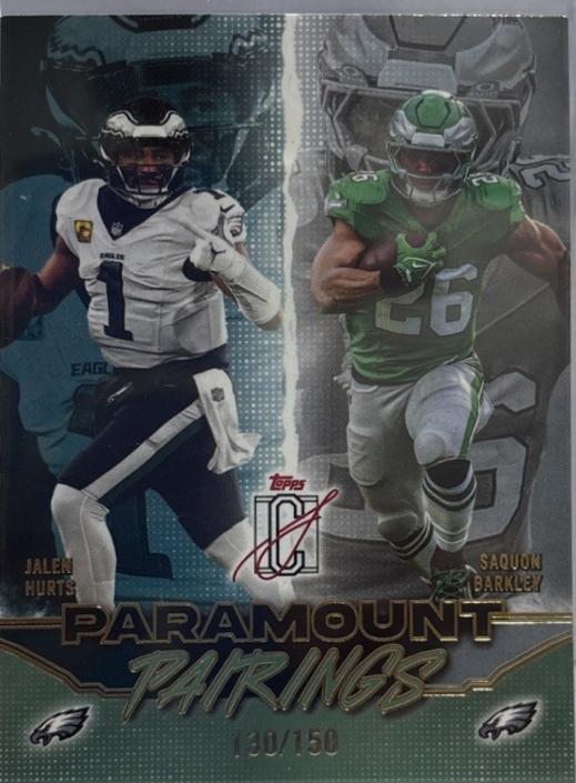 Saquon Barkley / Jalen Hurts [Green] #PP-5