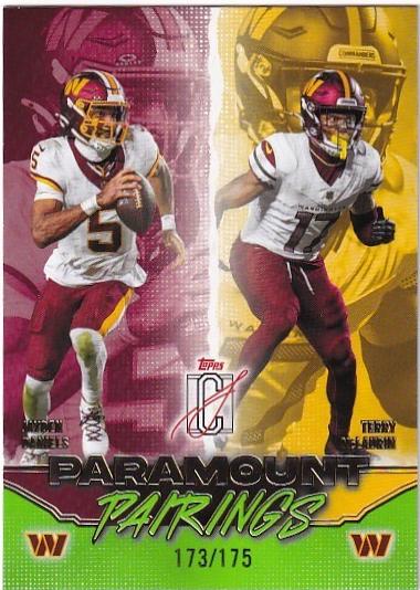 Terry McLaurin / Jayden Daniels [Lime Green] #PP-16