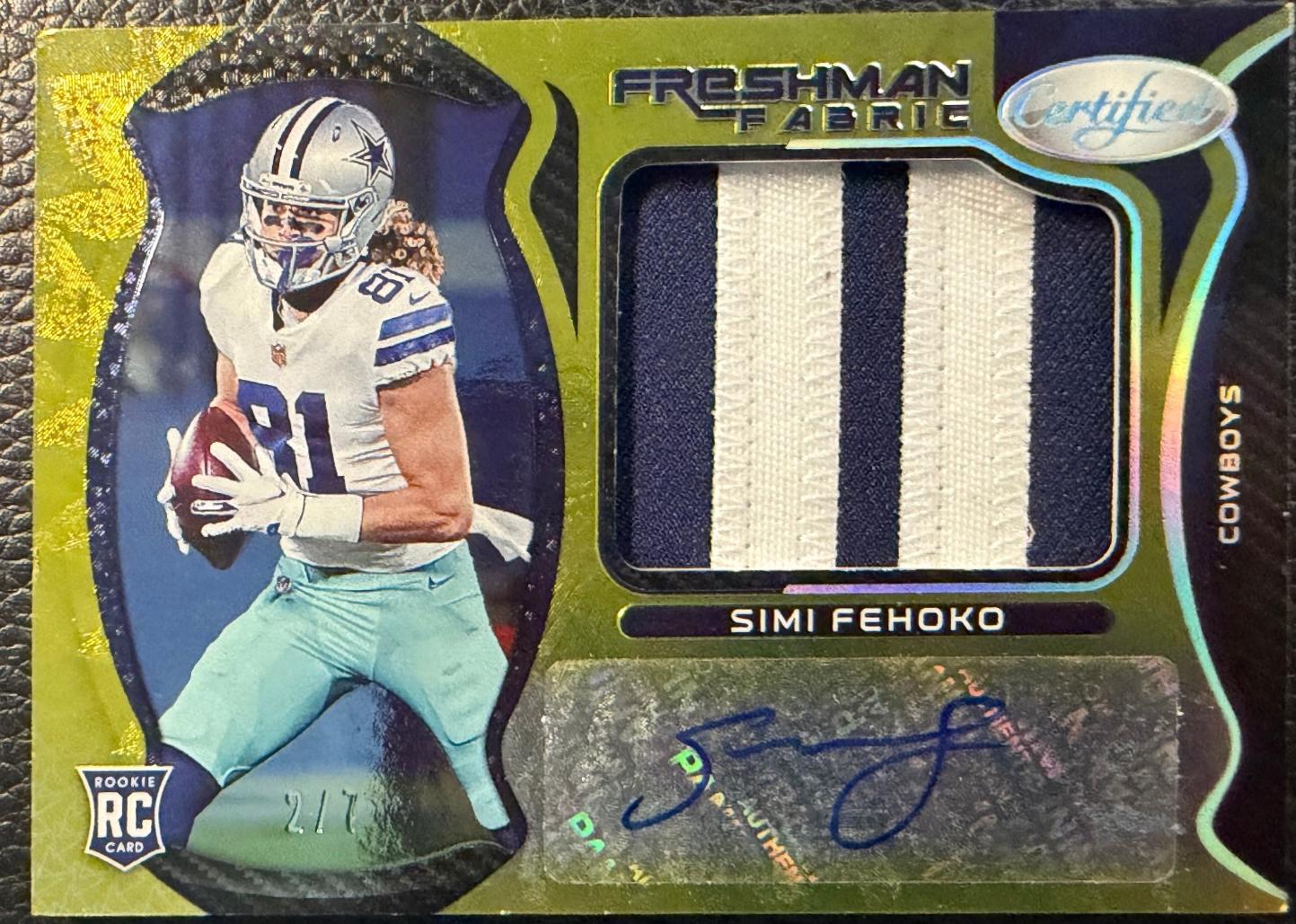 Simi Fehoko [Freshman Fabric Signature Gold Etch] #241