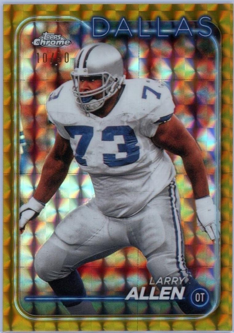 Larry Allen [Gold Refractor] #58
