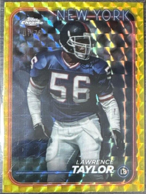 Lawrence Taylor [Black Geometric] #139