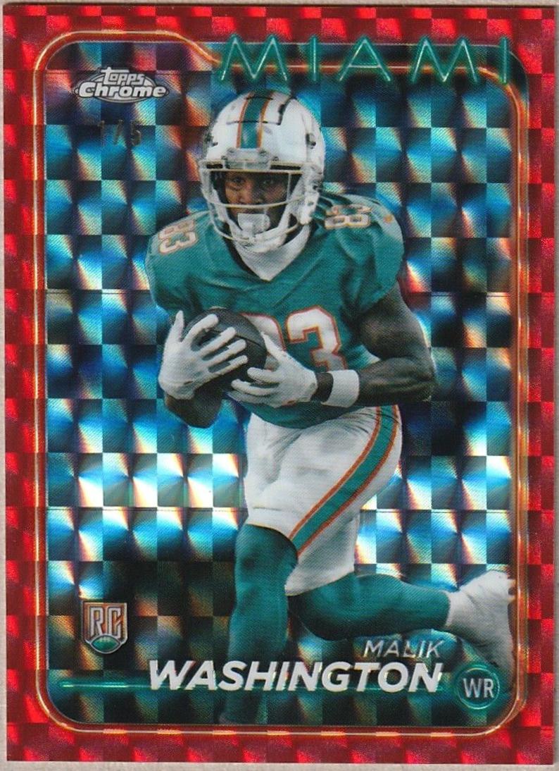 Malik Washington [Red Sapphire] #254