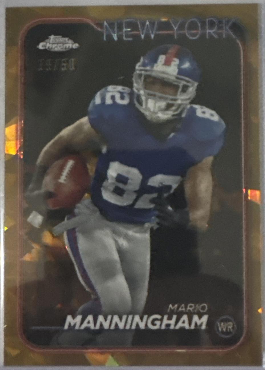 Mario Manningham [Gold Refractor] #145