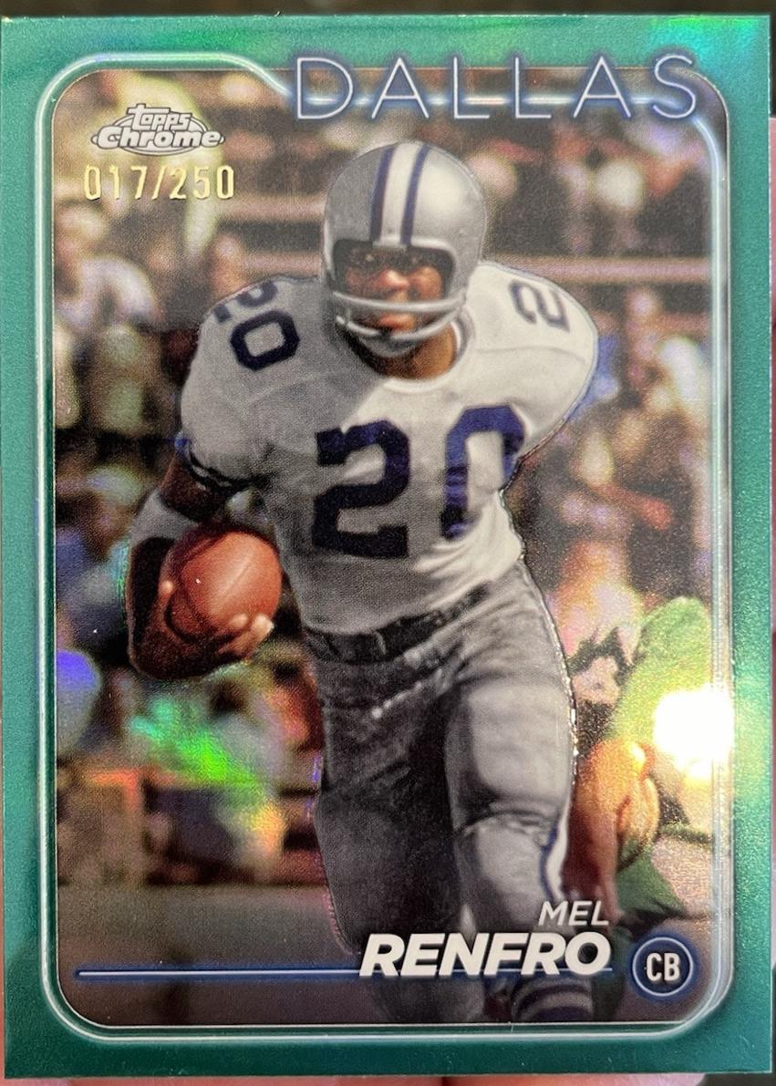 Mel Renfro [Aqua Refractor] #52