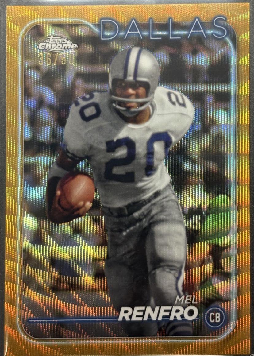 Mel Renfro [Gold Wave Refractor] #52