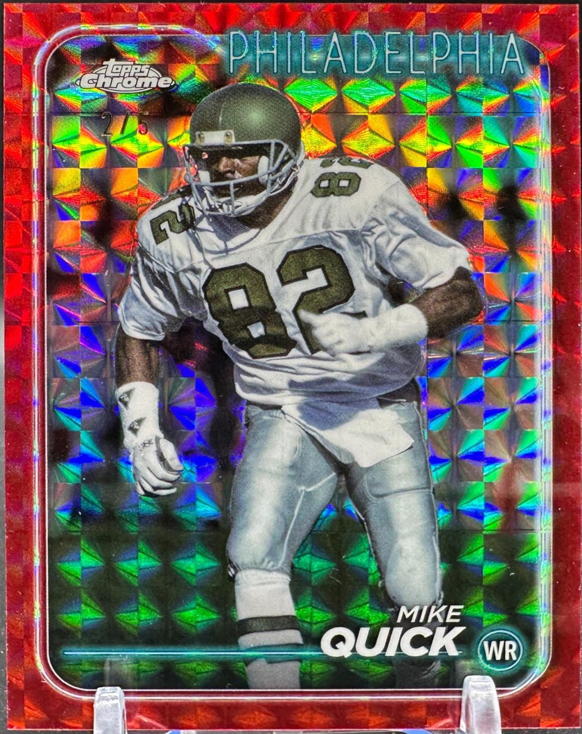 Mike Quick [Red Geometric] #159