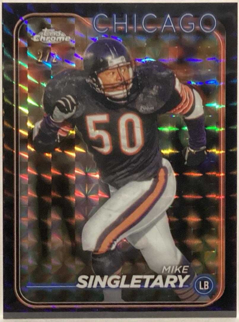 Mike Singletary [Black Geometric] #20