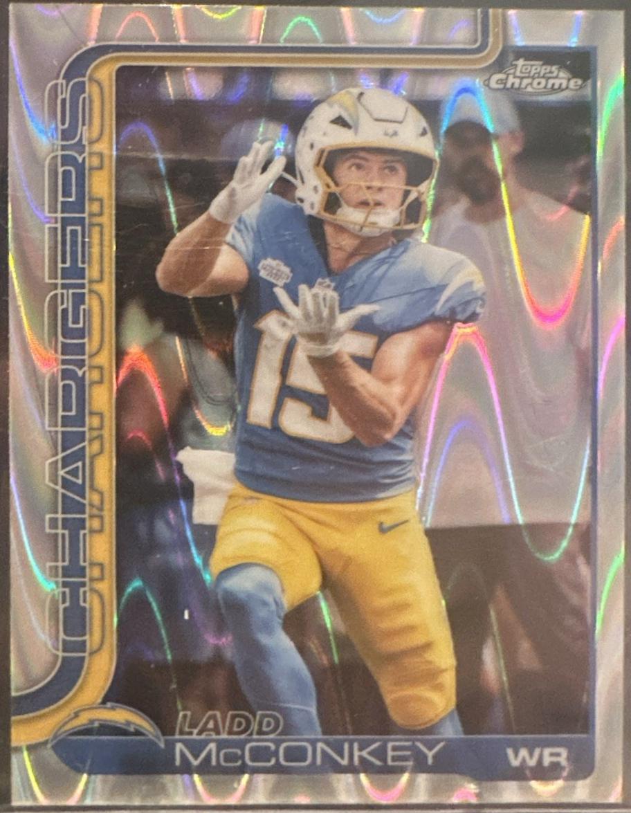 Ladd McConkey [Topps Refractor] #156