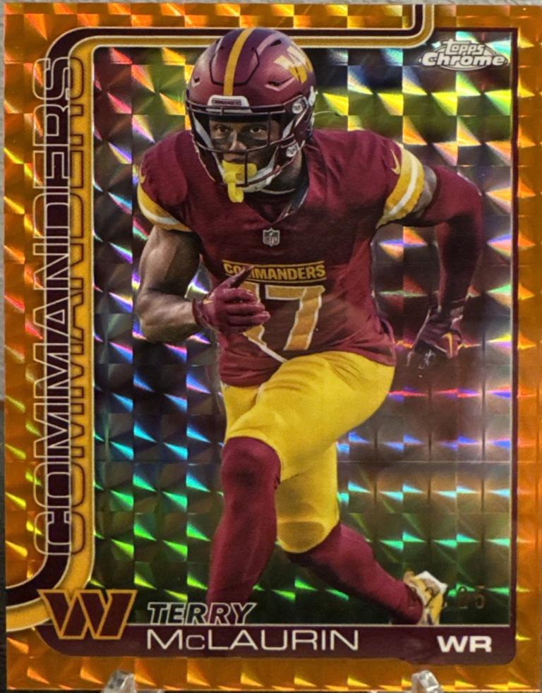Terry McLaurin [Orange Geometric Refractor] #208