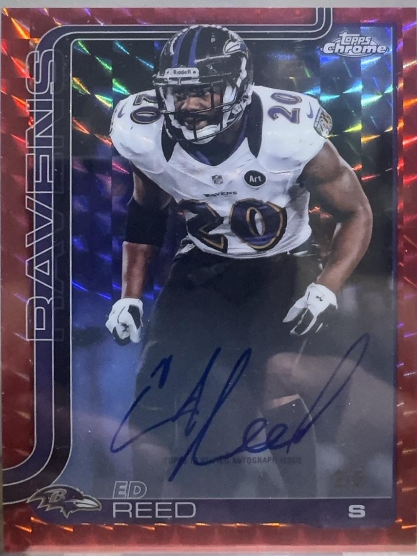 Ed Reed [Red Refractor] #CLA-ER
