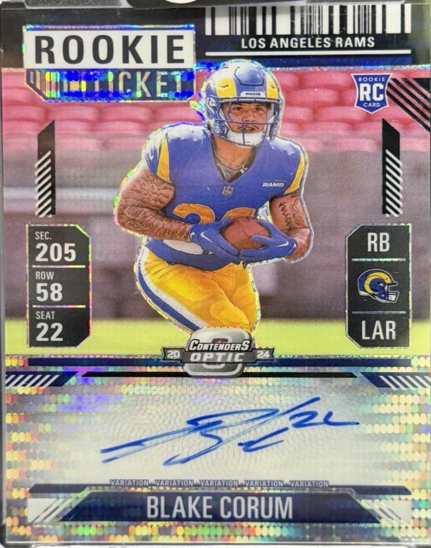 Blake Corum [Black Pulsar Autograph] #112