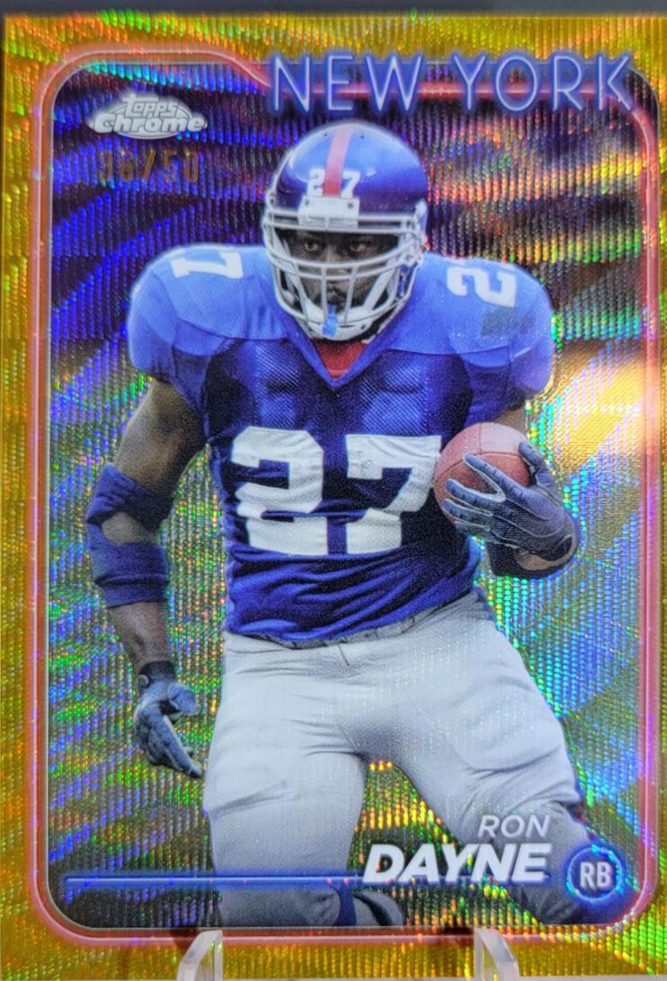 Ron Dayne [Gold Wave Refractor] #143