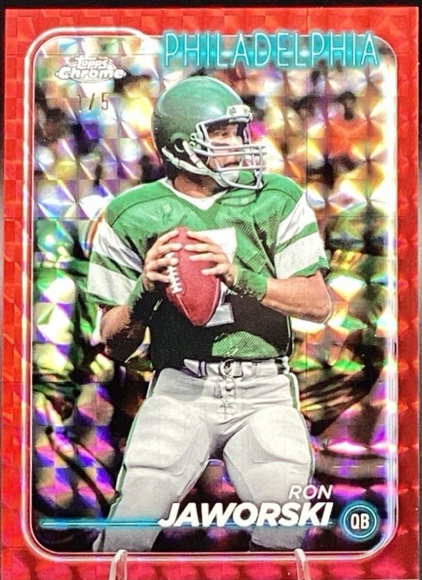 Ron Jaworski [Red Geometric] #158