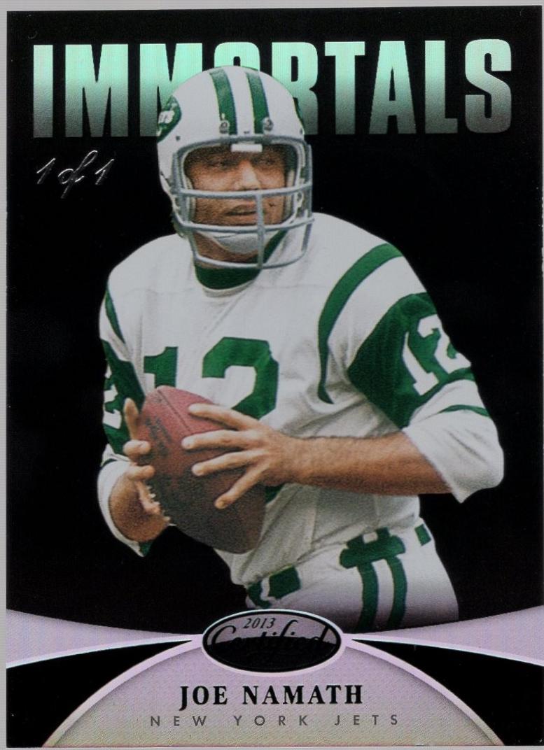 Joe Namath [Mirror Black] #181
