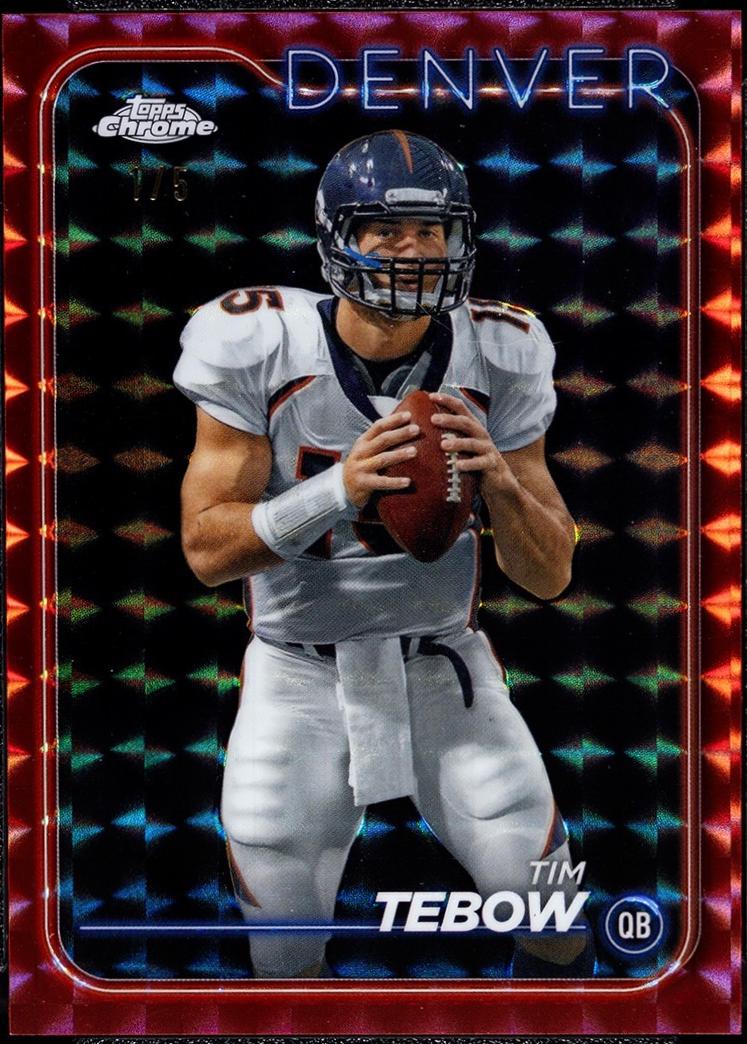 Tim Tebow [Red Geometric] #66