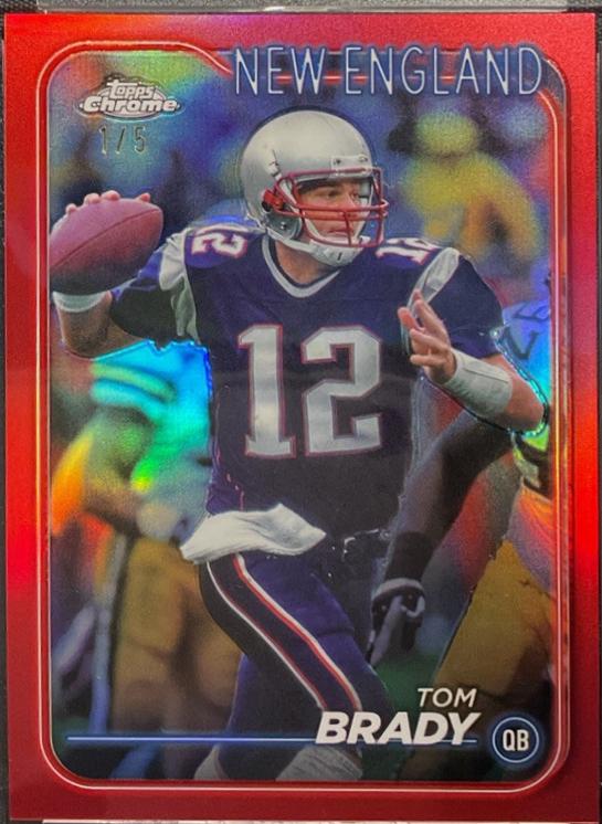 Tom Brady [Red Geometric] #120