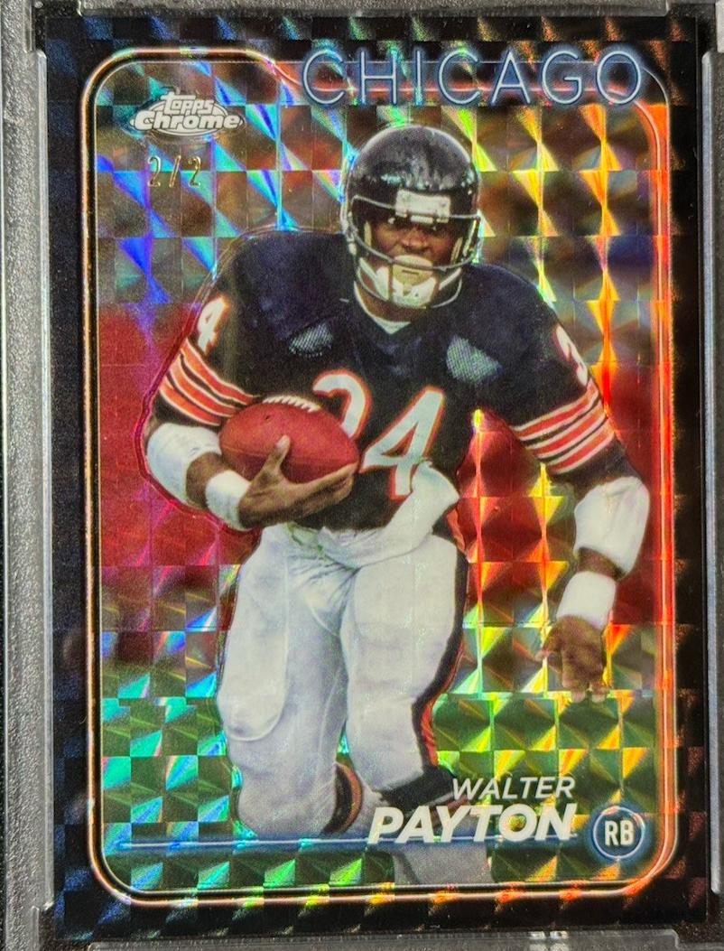 Walter Payton [Black Geometric] #23