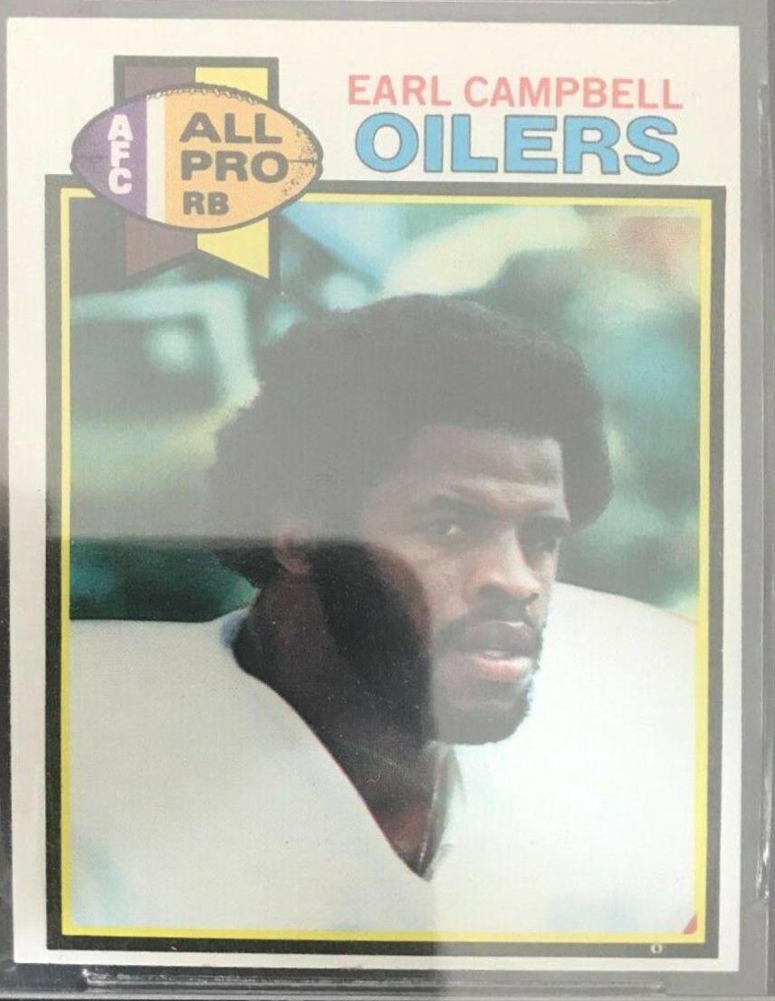 Earl Campbell [Cream Colored Back] #390
