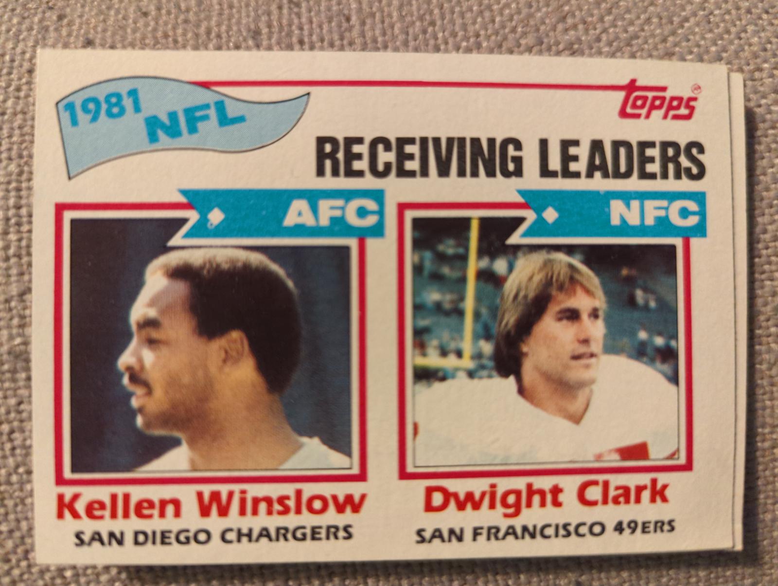 1981 NFL Leaders Receiving #258
