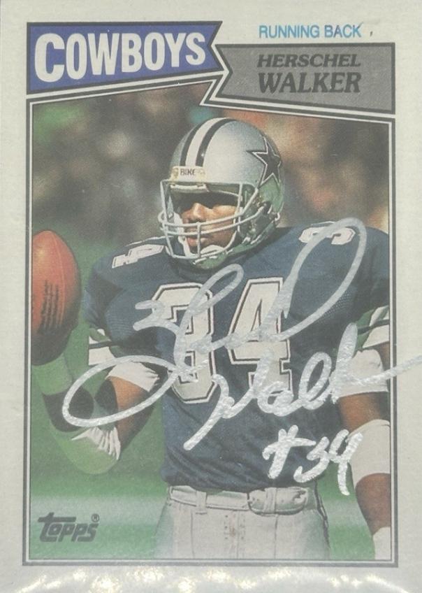 Herschel Walker [Autograph] #264