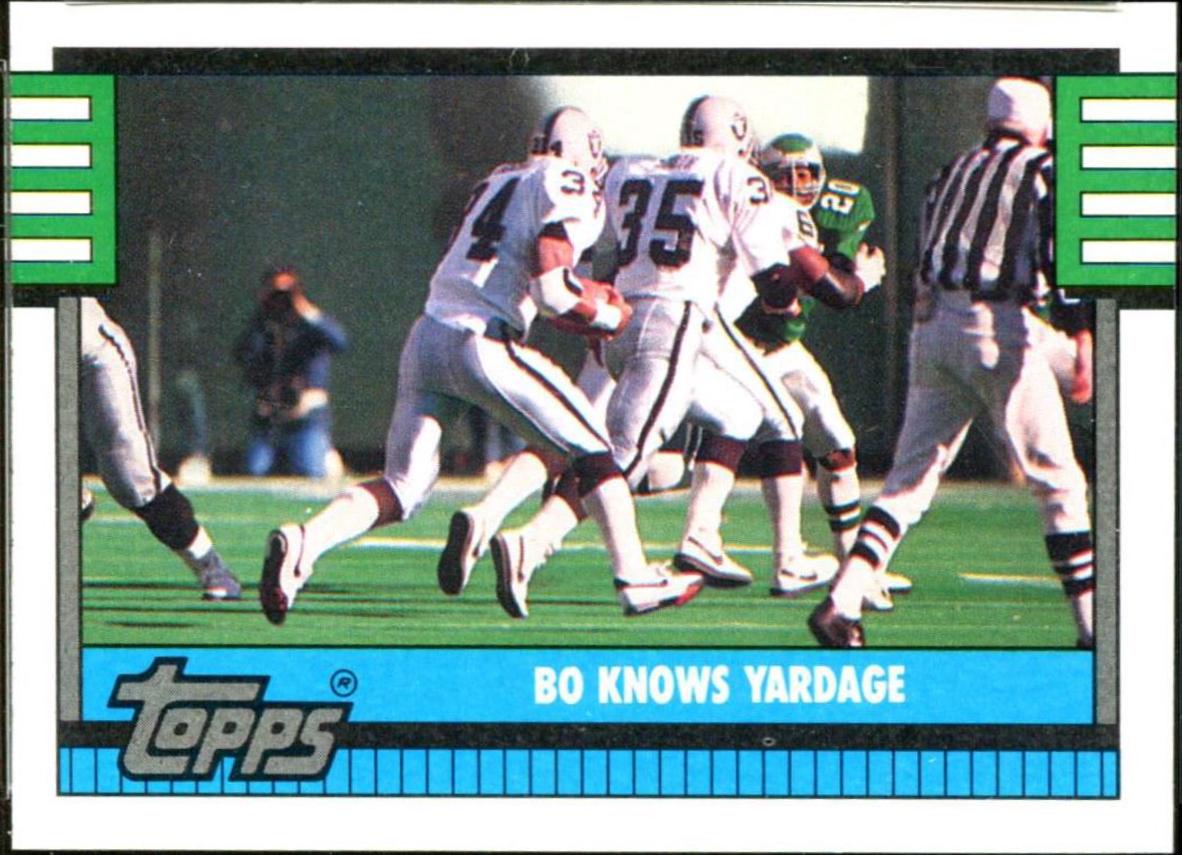 Bo Jackson [Disclaimer Back] #522