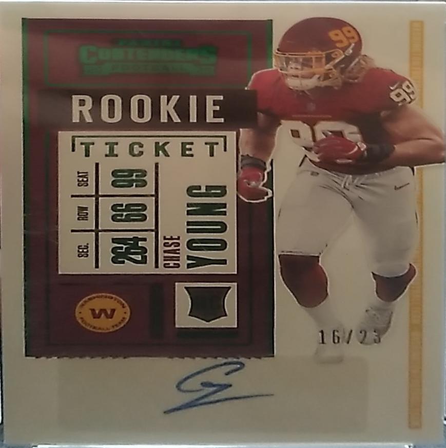 Chase Young [Autograph Green] #102