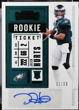 Jalen Hurts [Autograph Green] #122