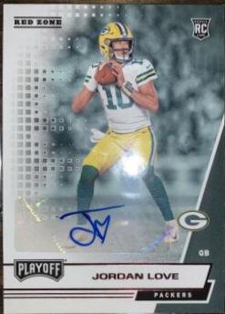 Jordan Love [Autographs Red Zone] #204