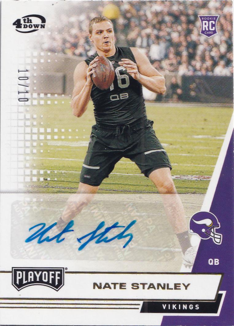 Nate Stanley [Autograph 4th Down] #262
