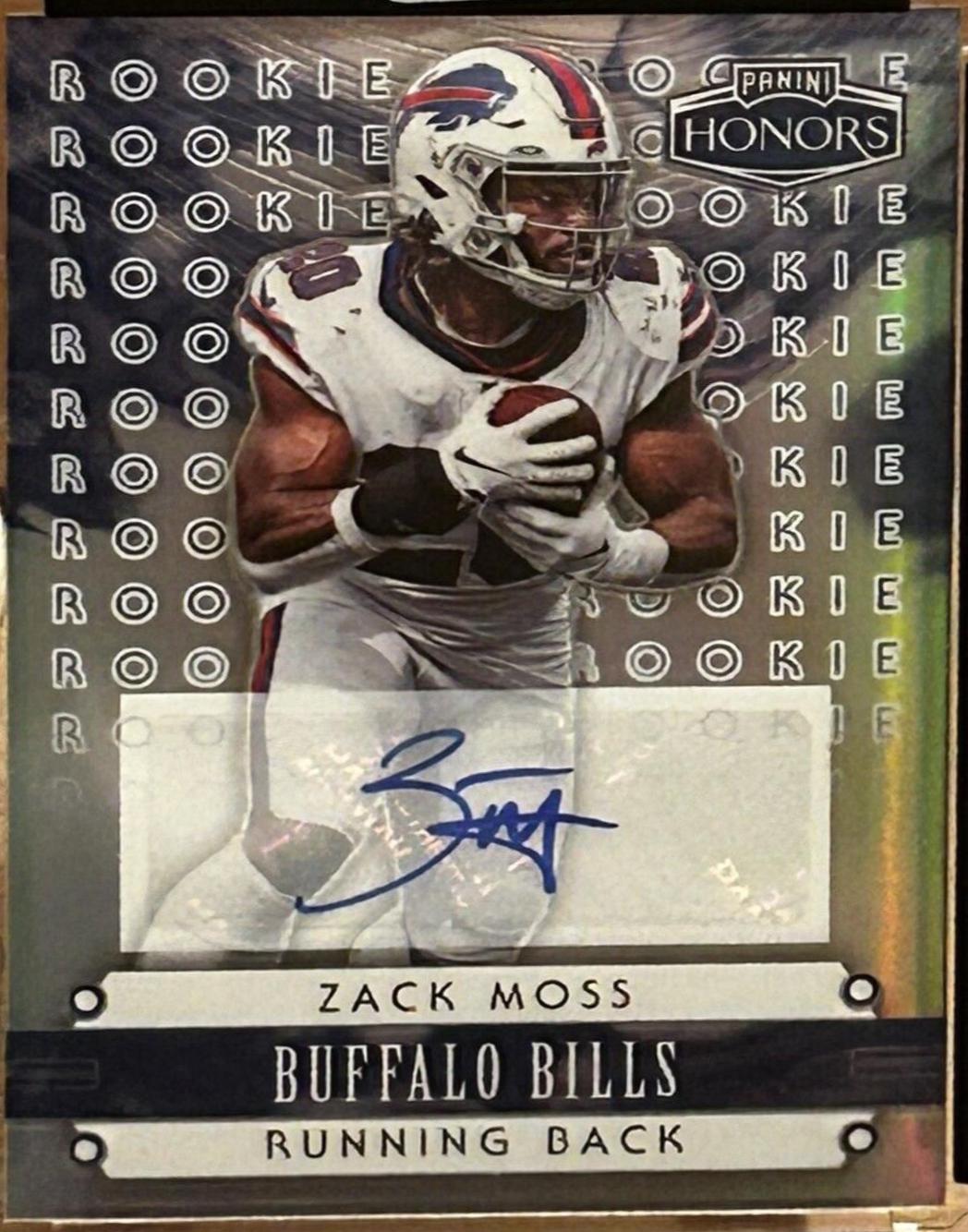 Zack Moss [Autograph Blue] #131V