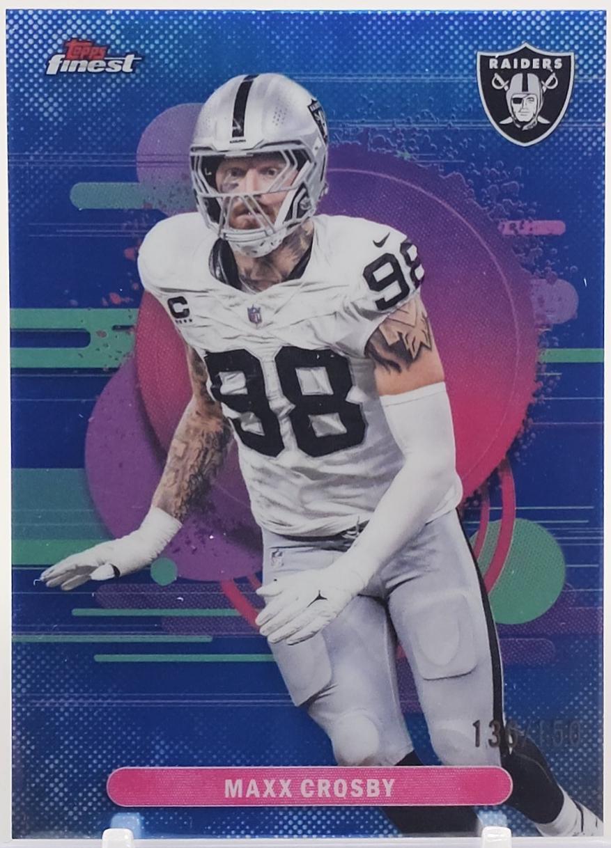 Maxx Crosby [Blue Refractor] #188