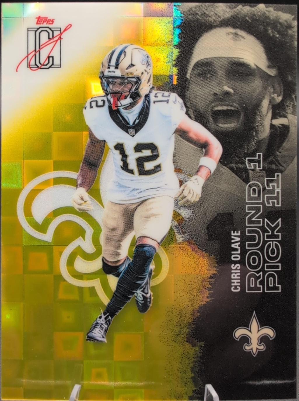 Chris Olave [Pandora Yellow Refractor Chrome] #39