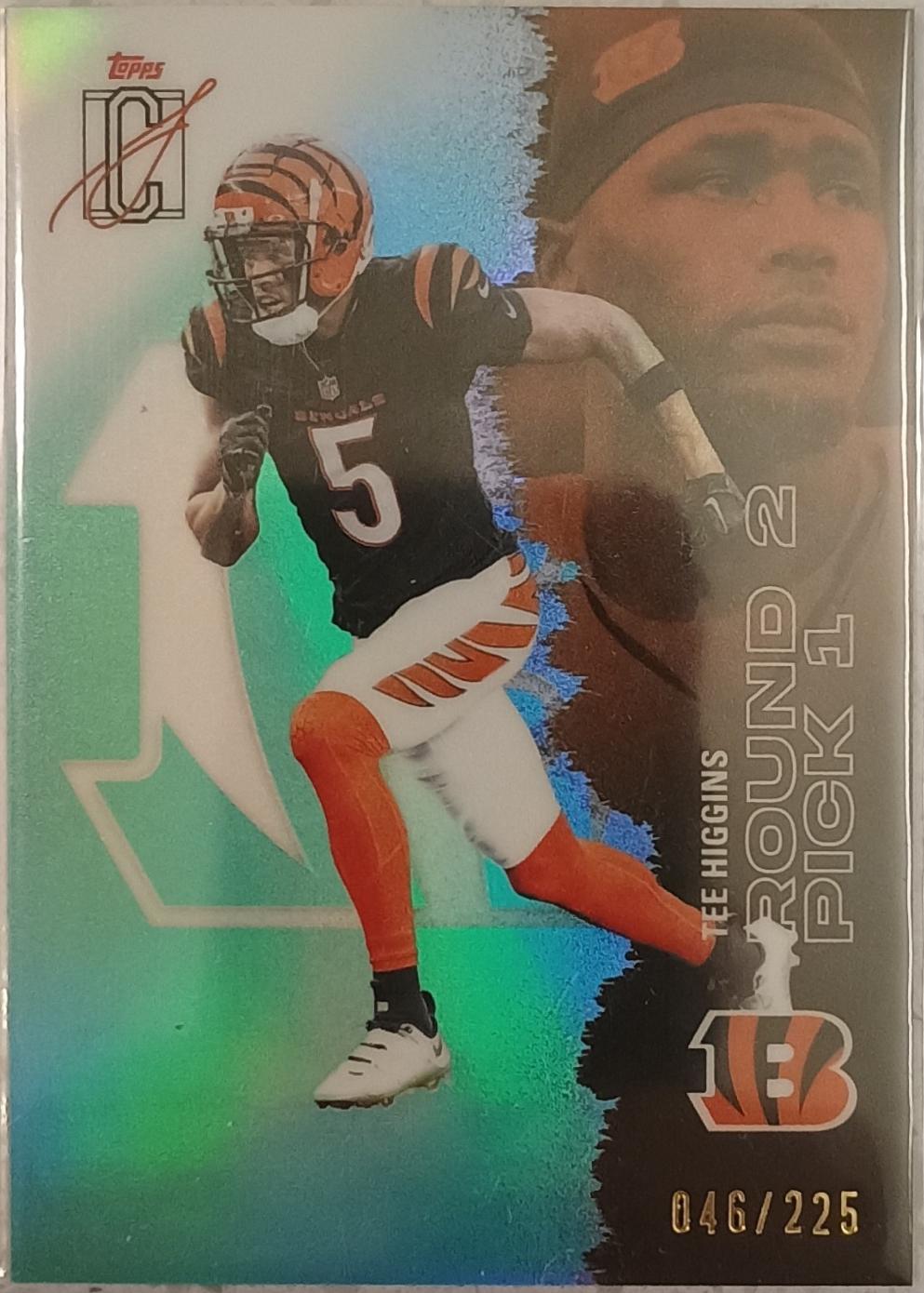 Tee Higgins [Teal Refractor Chrome] #69