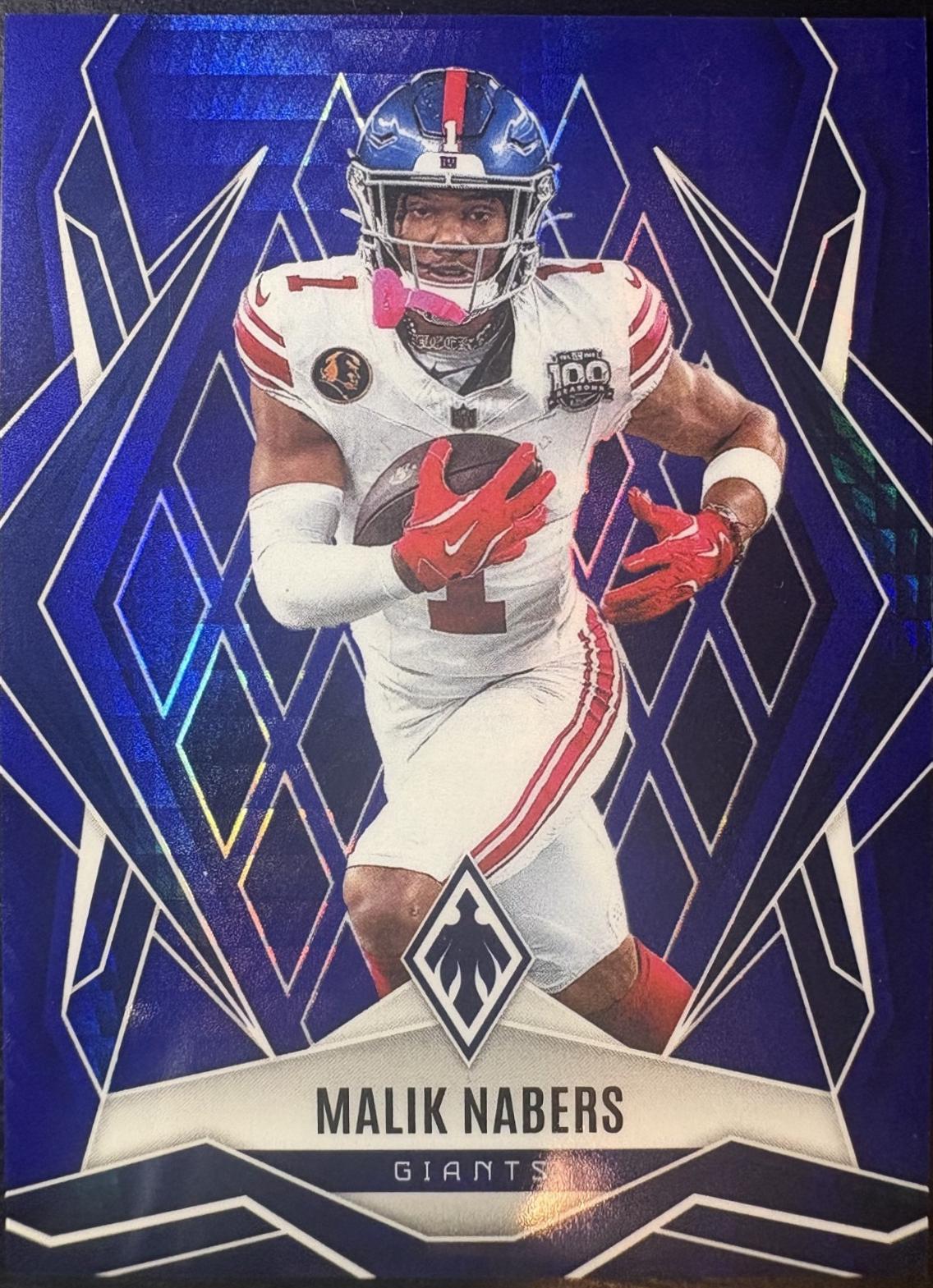 Malik Nabers [Blue Hyper] #143