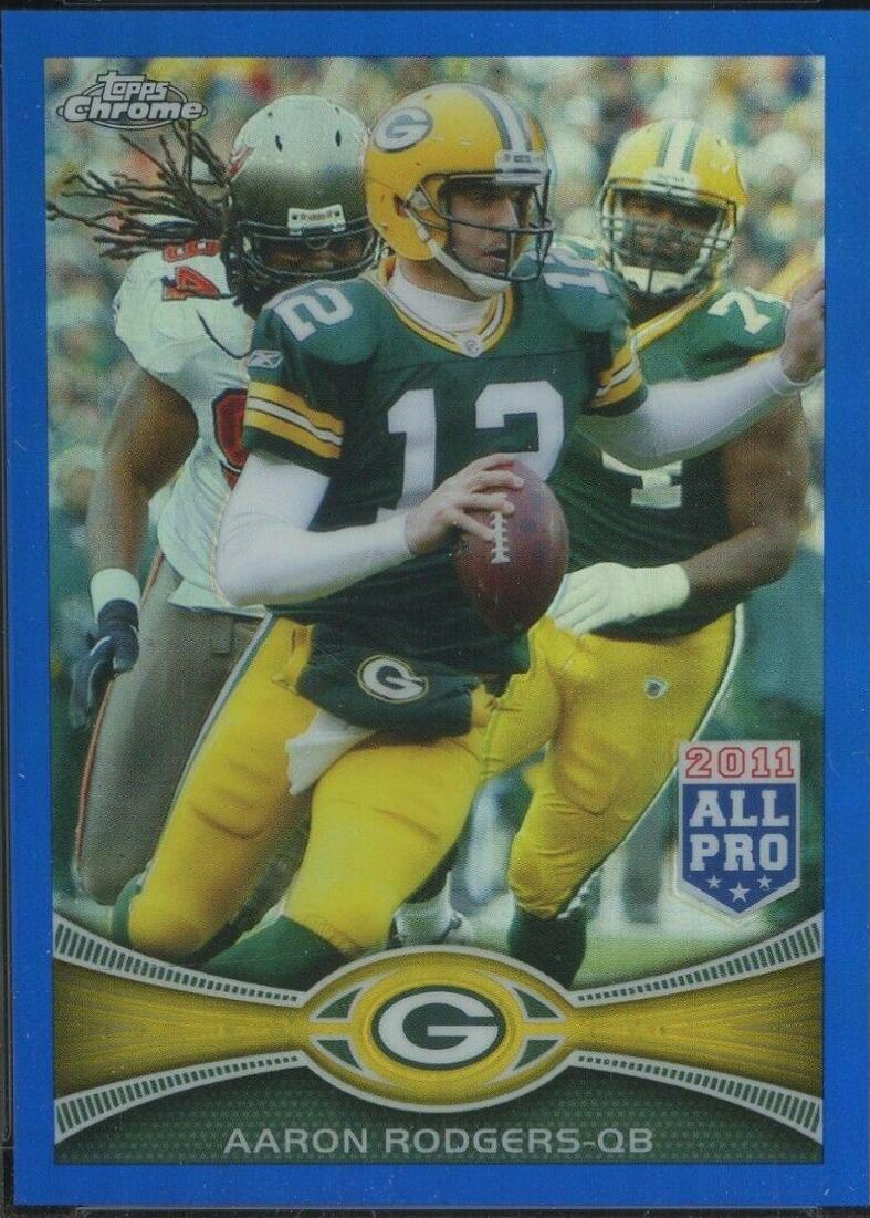 Aaron Rodgers [Blue Refractor] #50